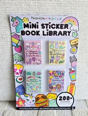 Fashion Angels Enterprise Mini Sticker Book Library Kids Toys